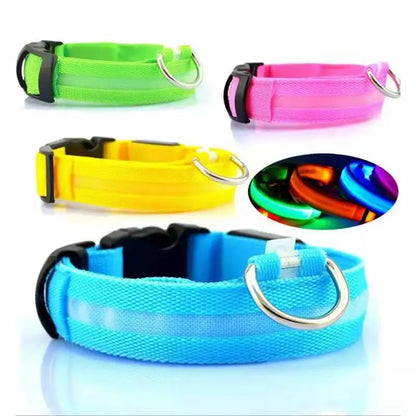 “Keep Your Dog Safe & Visible at Night (LED Collar)”
